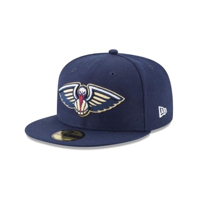 Sapca New Era New Orleans Pelicans NBA Wool Standard 59FIFTY Fitted - Albastri